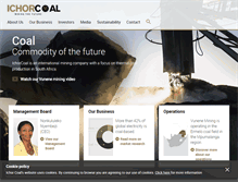 Tablet Screenshot of ichorcoal.com